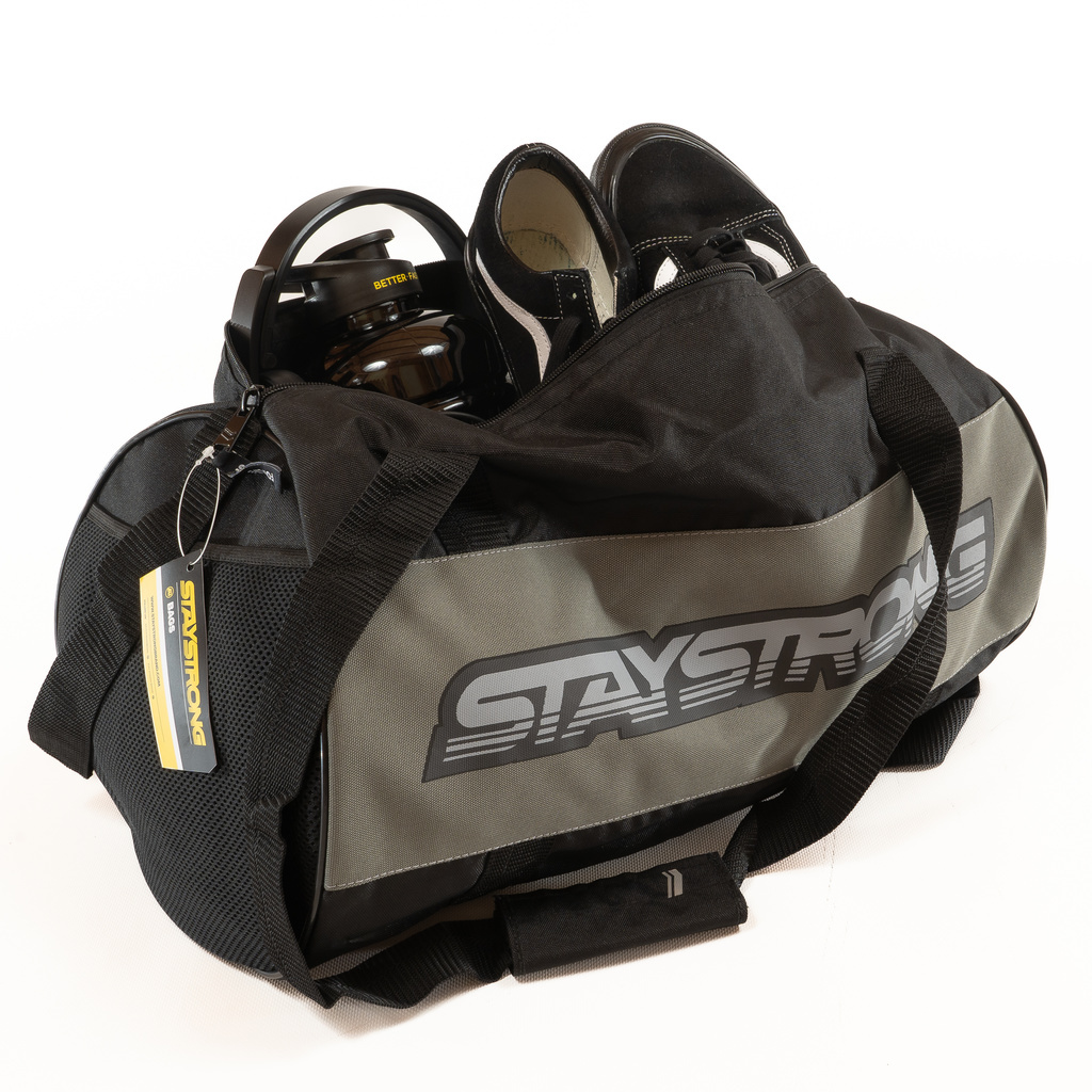 Staystrong Word Duffle Bag (Charcoal)