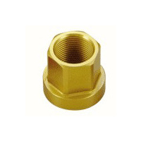 Tuf-Neck Alloy Axle Nut 14mm Gold (each)