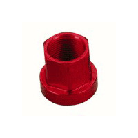 Tuf-Neck Alloy Axle Nut 14mm Red (each)