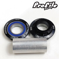 Profile BB30 Bottom Bracket Suit 22mm (Black)