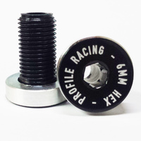 Profile B/B Flush Mount Bolt Kit (Suit Race) Alloy Black