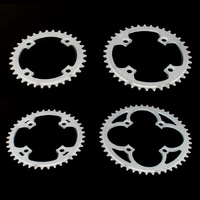 Profile 104 PCD 4 Bolt Chainrings (Silver)
