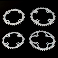 Profile 104 bcd 4 Bolt Chainrings (Silver)