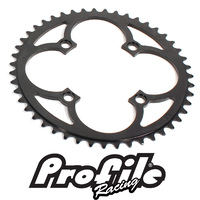 Profile 104 bcd 4 Bolt Chainring 47T (Black)