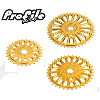 Profile Imperial Bolt-Up Sprocket suit 3/32" (Gold)