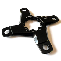 Profile Elite AL Spider 4 Bolt 104pcd 30mm 0-3off set(Black)