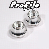 Profile Hub Volcano Washers pair 15mm (Silver)