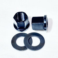 Profile 14mm Alloy Axle Nut & Washer set (2 x Nuts, 2 x Washers)