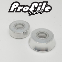 Profile Hub Cone Spacer Pair (Rear 15/20) (Silver)