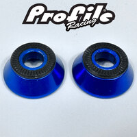 Profile MTB Front Cone Adapter Bolt-Up (Blue) pair