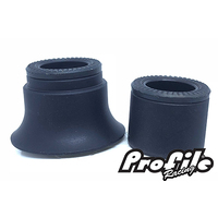 Profile MTB Rear Cone Adapter 142mm x 12mm (Matt Black)