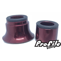 Profile MTB Rear Cone Adapter 142mm x 12mm (Red)