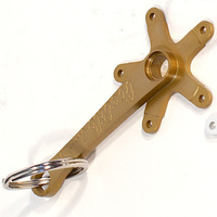 Profile Crank Key Chain (Gold)