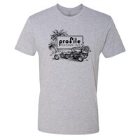 Profile 'Oval Track' Tee (Grey-Black)