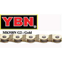 YABAN MK918N 1/2 Link Chain Suit 3/32" Single Speed (Gold/Gold)