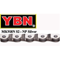 YABAN MK918N 1/2 Link Chain Suit 3/32" Single Speed (Silver/Silver)