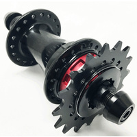 BMX Alloy Rear Cassette Hub 10mm Sealed Bolt-Up 36H (Black)