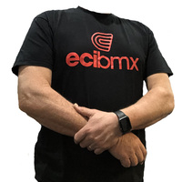 ECIBMX Tee Black-Red (Y-Large)