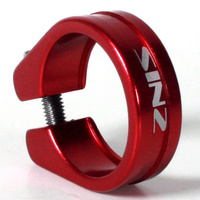 SINZ Seat Post Clamp Mini Lite 28.6mm (Red)