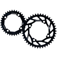 ANSWER Typhoon C4 4-Bolt CNC'd Chainring (Black)
