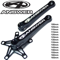 ANSWER Alloy Mini-Junior Cranks 100 - 165mm (Black)