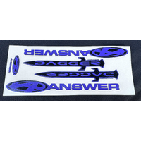 ANSWER Dagger Fork Leg Sticker 20-24 Mini (Purple)