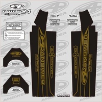 ANSWER Dagger Fork Sticker Wrap 20-Exp.Pro (Gold)