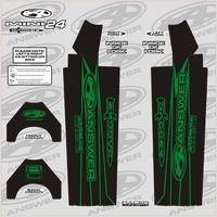 ANSWER Dagger Fork Sticker Wrap 20-Exp.Pro (Green)