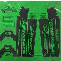 ANSWER Dagger Fork Sticker Wrap 20-Exp.Pro (Flo Green)