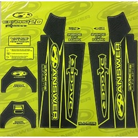 ANSWER Dagger Fork Sticker Wrap 20-Exp.Pro (Flo Yellow)