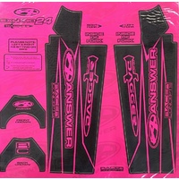 ANSWER Dagger Fork Sticker Wrap 24-Exp.Pro (Flo Pink)