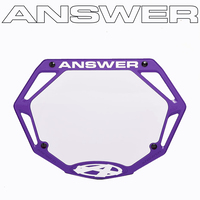 ANSWER Mini Number Plate (Purple)