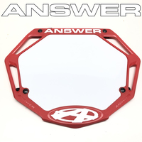 ANSWER Mini Number Plate (Red)