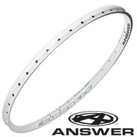 ANSWER Pinnacle Pro-24" 507 Rim 36H (White Machined Sidewall)