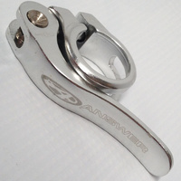 ANSWER Mini 25.4mm Q/R Seat Post Clamp (Silver)