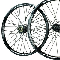 ANSWER 20 x 1.50" Pinnacle Wheel Set (Black)