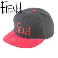 FIEND Logo Snap-Back Hat (Black/Red)