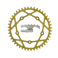 RENNEN 5 Bolt 110 Threaded Chainring (Gold)