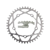 RENNEN 5 Bolt 110 Threaded Chainring (Polished)