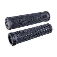 ODI CF Grips Flangeless Lockon 135mm (Black-Graphite)