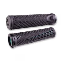 ODI CF Grips Flangeless Lockon (Black-Mint)