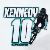CHASE Team Sticker IZAAC KENNEDY 10cm X 10cm (Each)