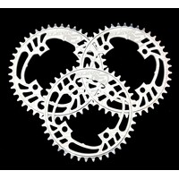 ELEVN Flow 4 Bolt 104 Chainrings (White)