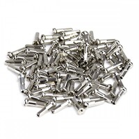 EXCESS Brass Spoke 16mm Nipples 14G 80pack (Chrome)