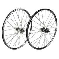 EXCESS XLC-2 20 x 1.3/8 Alloy Wheel Set 451x19.5 (Black-White)
