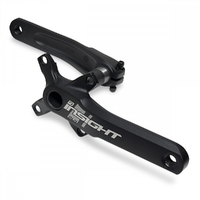 INSIGHT PL4 2pce Cranks 4 Bolt 104bcd 180mm (Black-Grey)