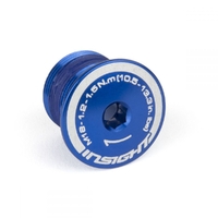 INSIGHT Alloy RLC-PL4 Crank Bolt M18x18.9x1.0 (Blue)