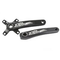 INSIGHT 180mm Cranks Isis-Drive 4 Bolt 104bcd (Black)