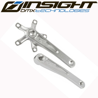 INSIGHT Alloy Cranks Square-Drive 5 Bolt 110pcd (Polished)