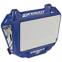 INSIGHT 3-D Pro Plate (White/Blue Trim)